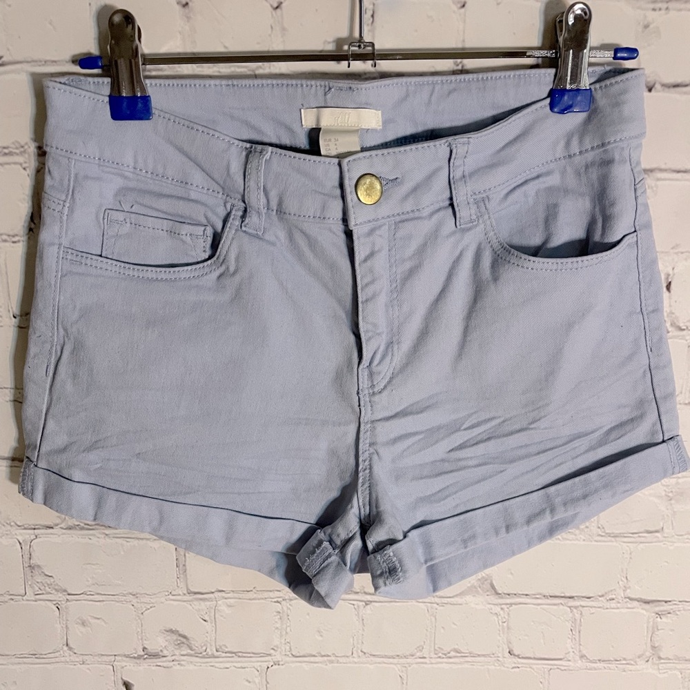 H&M light blue shorts size 4